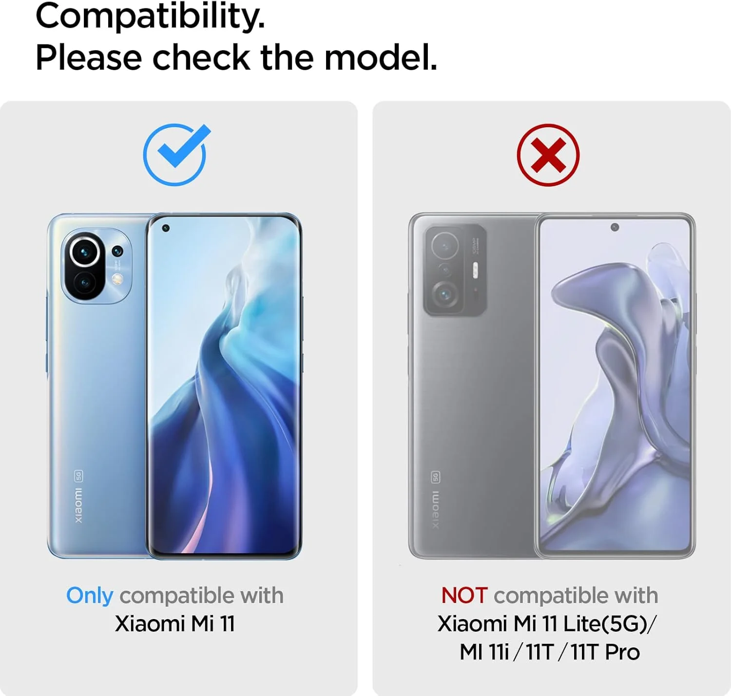 کاور محافظ مقاوم Spigen Rugged Armor مناسب برای شیائومی Mi 11 (2021) - مشکی مات