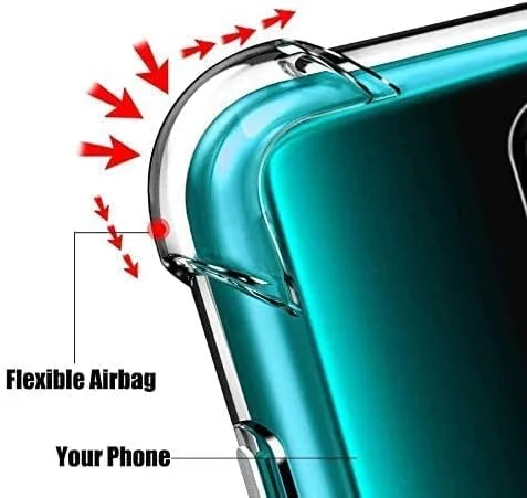 قاب محافظ گوشی EMODIL برای شیائومی ردمی 9 / ردمی 9 پرایم، ضربه گیر سیلیکونی نرم با بالشتک هوا، ضد خش، محافظ گوشه ها