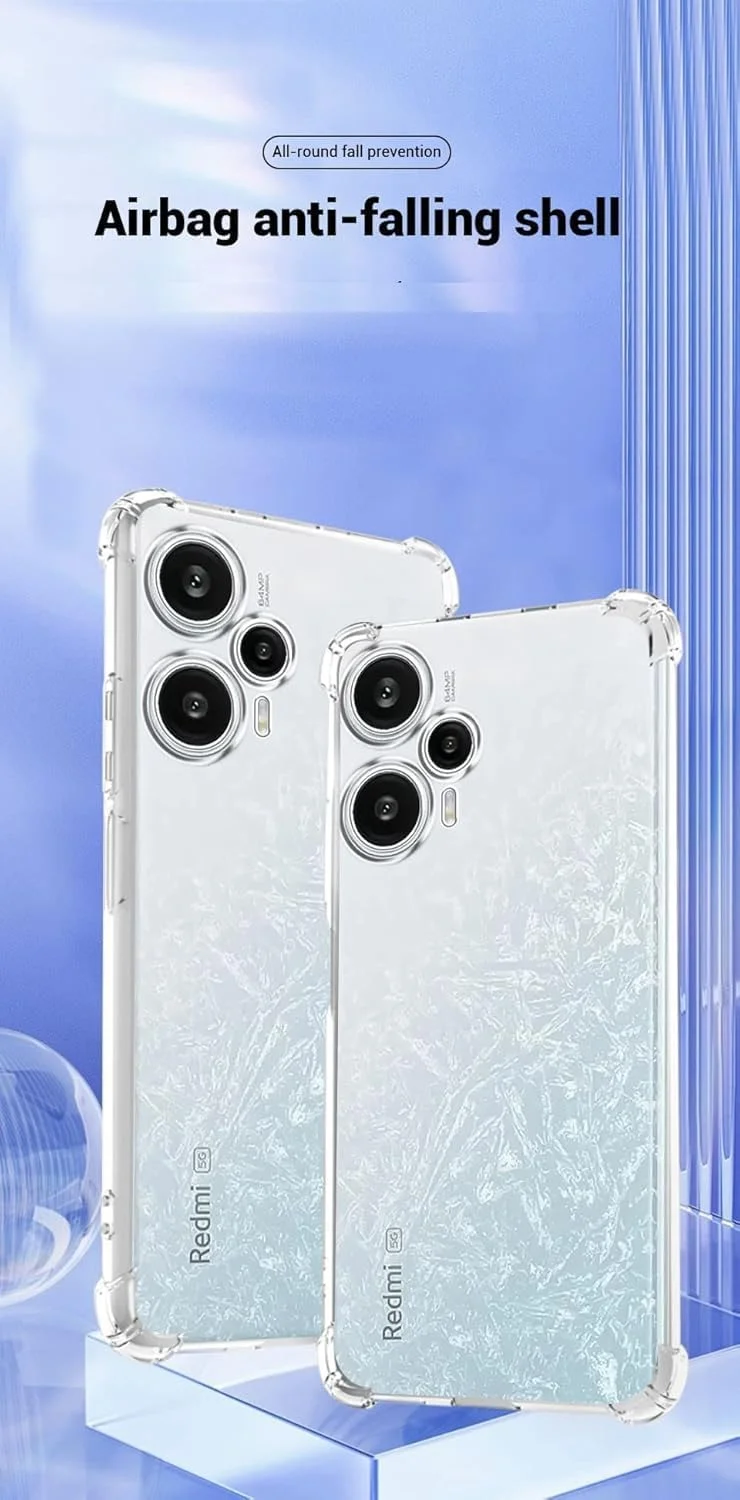 کاور محافظ ژله ای شفاف گوشی شیائومی ردمی نوت 12 توربو، فوق العاده باریک، ضد ضربه، ضد لغزش، نرم و انعطاف پذیر، با محافظت از دوربین و ضد گرد و غبار - مناسب برای ردمی نوت 12 توربو کاور محافظ ژله ای شفاف گوشی شیائومی ردمی نوت 12 توربو، فوق العاده باریک، ضد ضربه، ضد لغزش، نرم و انعطاف پذیر، با محافظت از دوربین و ضد گرد و غبار - مناسب برای ردمی نوت 12 توربو