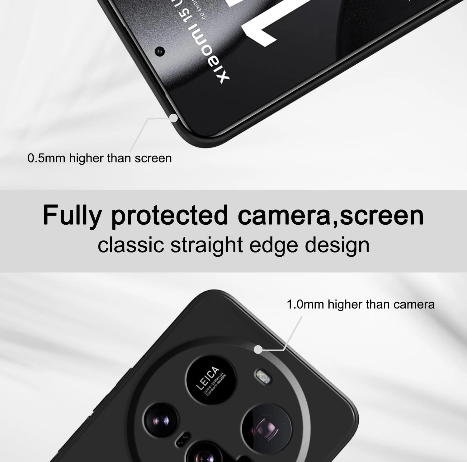 کاور سیلیکونی برای شیائومی 15 اولترا، نرم، مقاوم در برابر ضربه، ضد خش - مشکی کاور سیلیکونی برای شیائومی 15 اولترا، نرم، مقاوم در برابر ضربه، ضد خش - مشکی