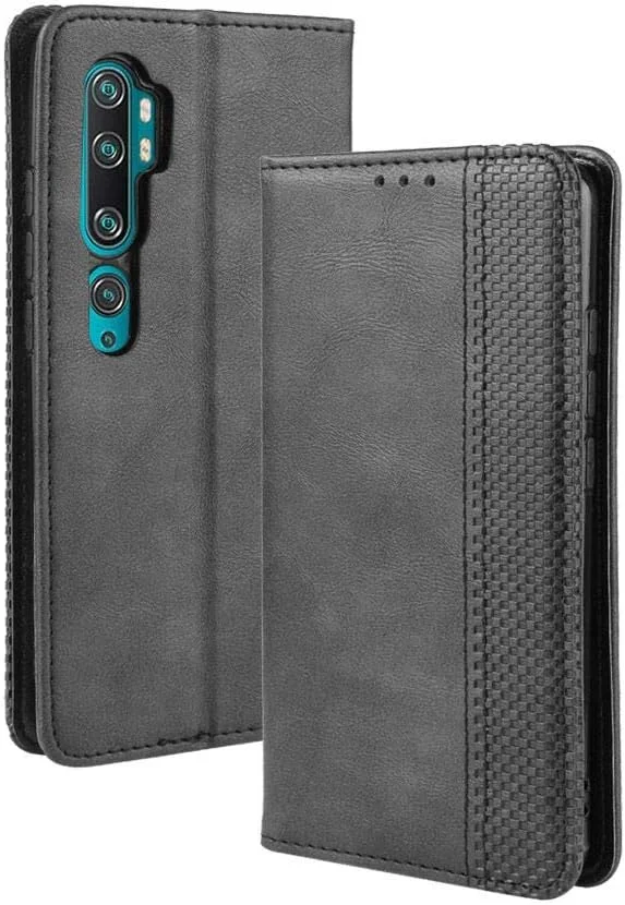کیف محافظ چرمی Manyip برای گوشی های شیائومی Mi Note 10/Note 10 Pro، کاور تاشو و کیف پول دار، قاب گوشی مغناطیسی رترو، کیف پول گوشی با جای کارت کیف محافظ چرمی Manyip برای گوشی های شیائومی Mi Note 10/Note 10 Pro، کاور تاشو و کیف پول دار، قاب گوشی مغناطیسی رترو، کیف پول گوشی با جای کارت