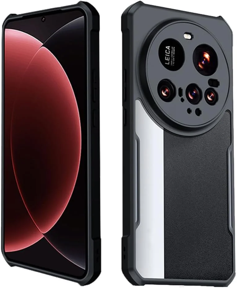 قاب محافظ گوشی شیائومی Mi 15 Ultra، طراحی پشتی شفاف، محافظ ایربگ گوشه ها، کاور بامپر TPU نرم، پوشش محافظ انعطاف پذیر چهار گوشه (مشکی) قاب محافظ گوشی شیائومی Mi 15 Ultra، طراحی پشتی شفاف، محافظ ایربگ گوشه ها، کاور بامپر TPU نرم، پوشش محافظ انعطاف پذیر چهار گوشه (مشکی)