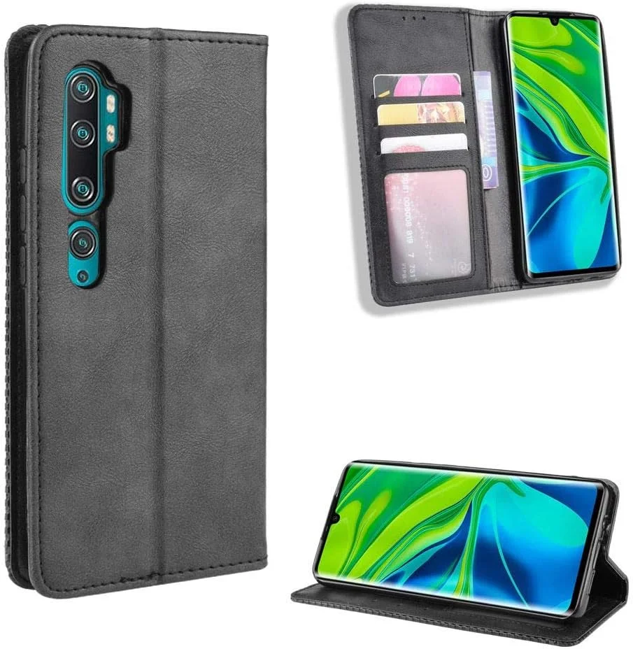 کیف محافظ چرمی Manyip برای گوشی های شیائومی Mi Note 10/Note 10 Pro، کاور تاشو و کیف پول دار، قاب گوشی مغناطیسی رترو، کیف پول گوشی با جای کارت کیف محافظ چرمی Manyip برای گوشی های شیائومی Mi Note 10/Note 10 Pro، کاور تاشو و کیف پول دار، قاب گوشی مغناطیسی رترو، کیف پول گوشی با جای کارت
