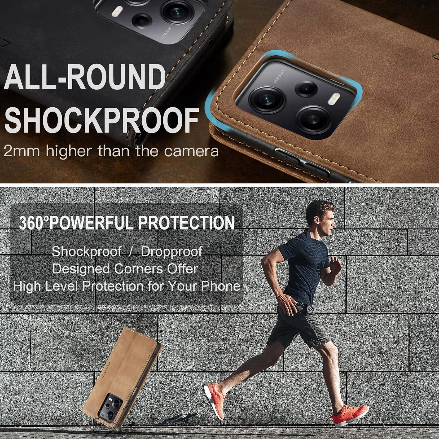 کاور چرمی پریمیوم گوشی شیائومی ردمی نوت 12 پرو+ 5G / نوت 12 پرو پلاس 5G، دارای جای کارت، کیف پول و قابلیت استند - قهوه ای کاور چرمی پریمیوم گوشی شیائومی ردمی نوت 12 پرو+ 5G / نوت 12 پرو پلاس 5G، دارای جای کارت، کیف پول و قابلیت استند - قهوه ای