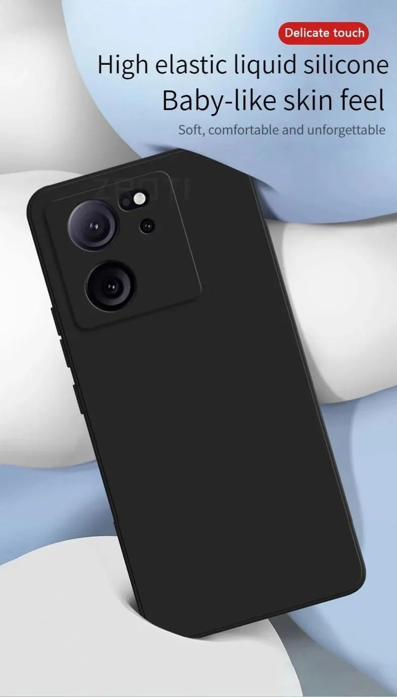 کاور محافظ موزو برای شیائومی 13T / شیائومی 13T Pro / ردمی K60 Ultra، سیلیکونی باریک با آستر نرم، ضد ضربه، انعطاف پذیر، کاور بامپر تمام بدنه برای Mi 13T / Mi 13T Pro / ردمی K60 Ultra (سبز)