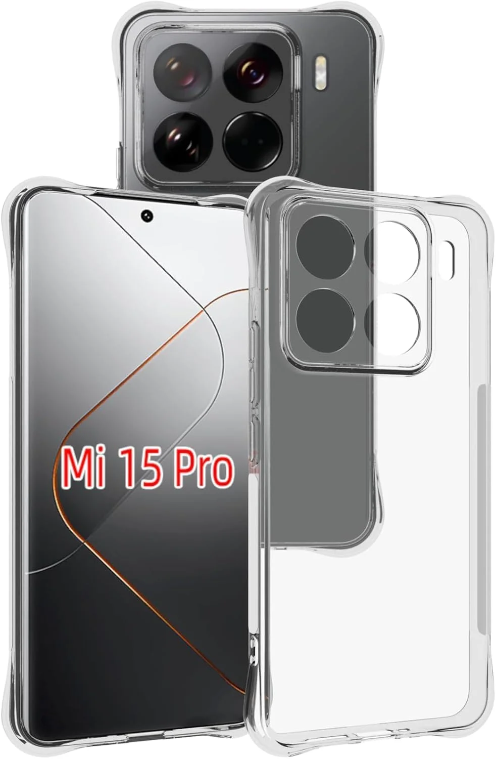 کاور محافظ شفاف گوشی شیائومی 15 پرو، ضد ضربه (شفاف برای Mi 15 Pro) کاور محافظ شفاف گوشی شیائومی 15 پرو، ضد ضربه (شفاف برای Mi 15 Pro)