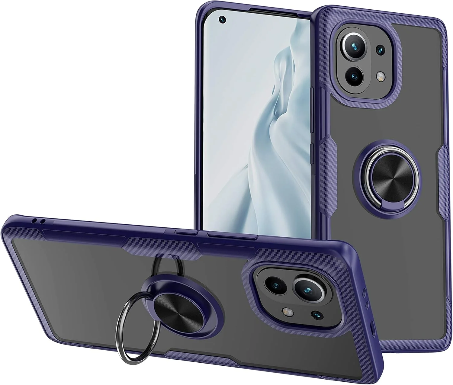 کاور شفاف سوراکا برای گوشی شیائومی می 11 به همراه حلقه و صفحه فلزی برای هولدر مغناطیسی خودرو، کاور سخت شفاف + سیلیکونی بامپر کاور شفاف سوراکا برای گوشی شیائومی می 11 به همراه حلقه و صفحه فلزی برای هولدر مغناطیسی خودرو، کاور سخت شفاف + سیلیکونی بامپر