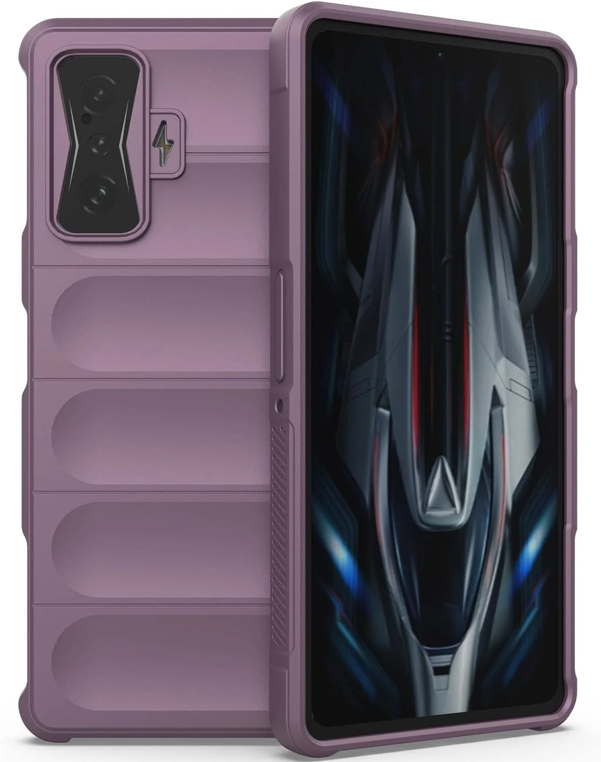 قاب محافظ گوشی شیائومی ردمی K50 گیمینگ، کاور سیلیکونی TPU انعطاف پذیر ضد لغزش و ضد ضربه EabHulie برای شیائومی پوکو F4 GT/ ردمی K50 گیمینگ - بنفش قاب محافظ گوشی شیائومی ردمی K50 گیمینگ، کاور سیلیکونی TPU انعطاف پذیر ضد لغزش و ضد ضربه EabHulie برای شیائومی پوکو F4 GT/ ردمی K50 گیمینگ - بنفش