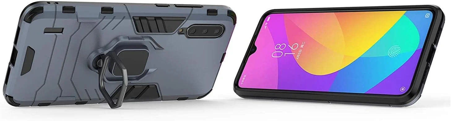 قاب محافظ گوشی شیائومی می 9 لایت، می آ3 لایت، می سی سی 9، دارای حلقه فلزی، استند، ضد ضربه، لایه دوگانه، پوشش مقاوم (آبی تیره) قاب محافظ گوشی شیائومی می 9 لایت، می آ3 لایت، می سی سی 9، دارای حلقه فلزی، استند، ضد ضربه، لایه دوگانه، پوشش مقاوم (آبی تیره)