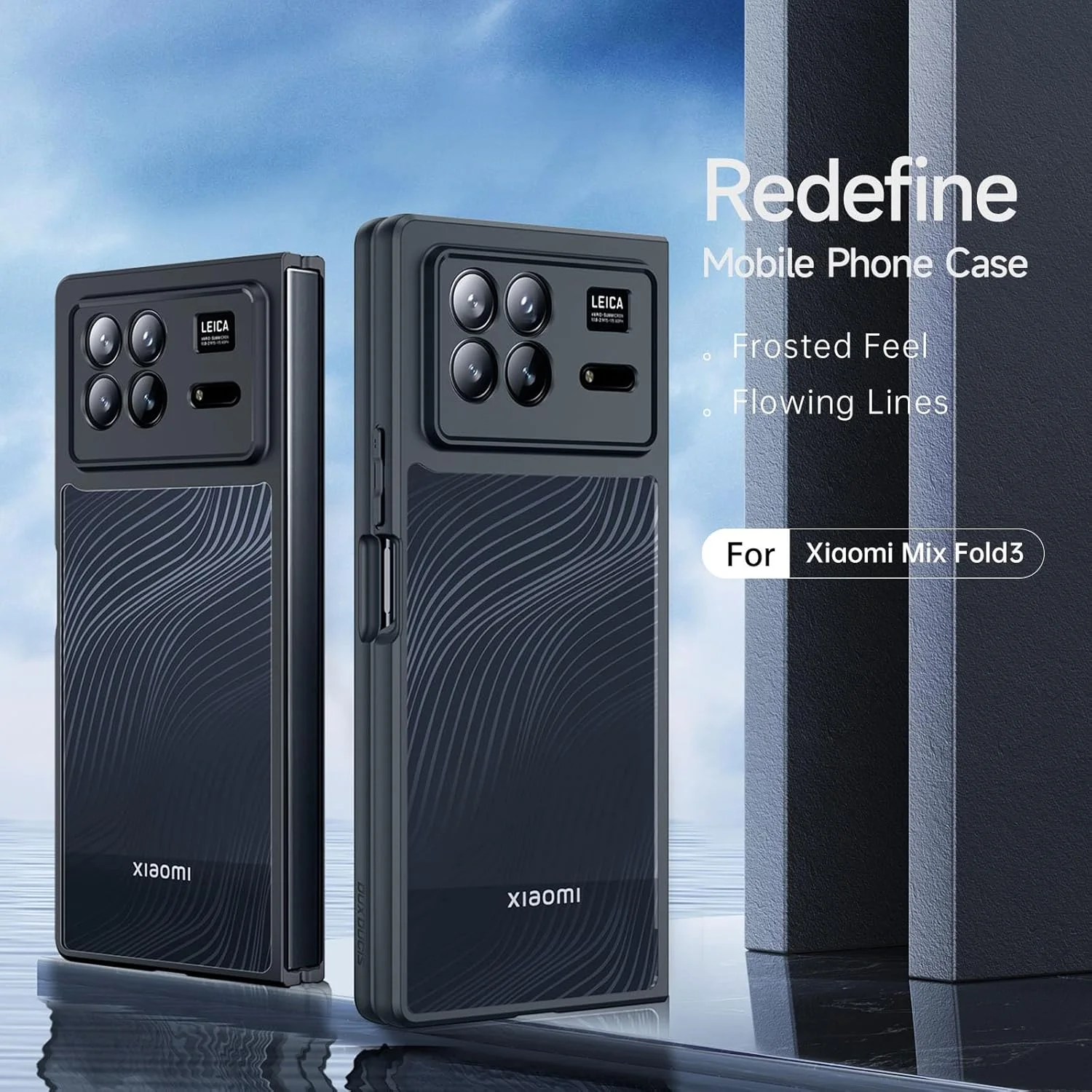 قاب محافظ سری آیمو داکس دوکیس برای شیائومی میکس فولد 3 – قاب محافظ مات باریک، محافظت در برابر ضربه، ضد لغزش – مشکی قاب محافظ سری آیمو داکس دوکیس برای شیائومی میکس فولد 3 – قاب محافظ مات باریک، محافظت در برابر ضربه، ضد لغزش – مشکی