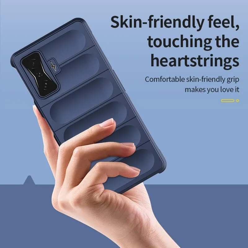 قاب محافظ گوشی شیائومی ردمی K50 گیمینگ، کاور سیلیکونی TPU انعطاف پذیر ضد لغزش و ضد ضربه EabHulie برای شیائومی پوکو F4 GT/ ردمی K50 گیمینگ - بنفش قاب محافظ گوشی شیائومی ردمی K50 گیمینگ، کاور سیلیکونی TPU انعطاف پذیر ضد لغزش و ضد ضربه EabHulie برای شیائومی پوکو F4 GT/ ردمی K50 گیمینگ - بنفش