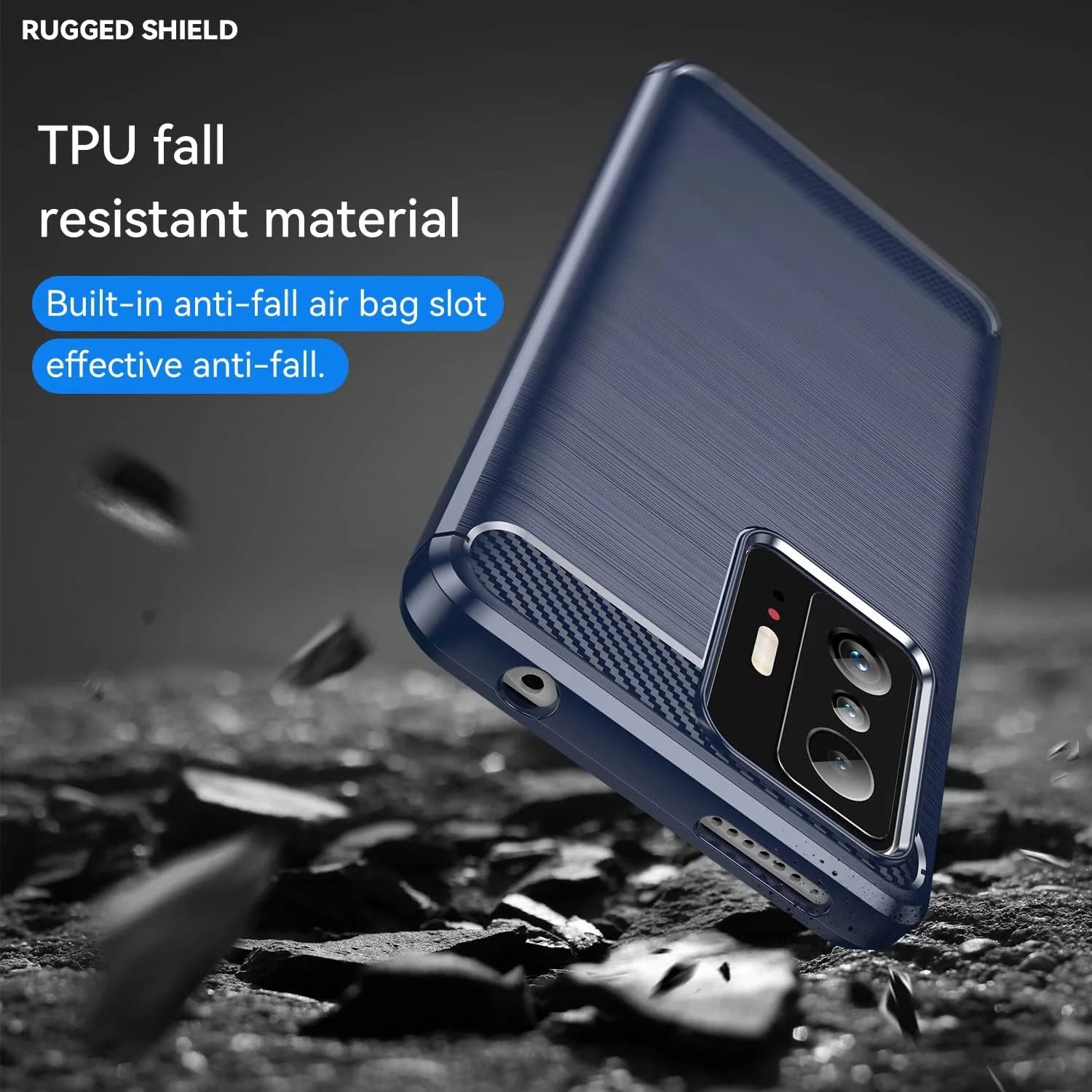 کاور محافظ گوشی شیائومی 11i، جنس TPU نرم، ضد ضربه و مقاوم در برابر سقوط (آبی) کاور محافظ گوشی شیائومی 11i، جنس TPU نرم، ضد ضربه و مقاوم در برابر سقوط (آبی)