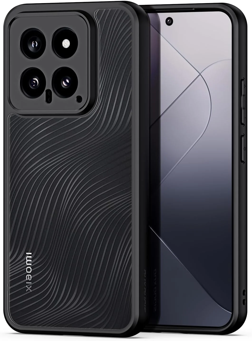 قاب گوشی موبایل سری Aimo داکس دوکیس، طراحی شده برای شیائومی 14، کاور مغناطیسی گوشی - مشکی