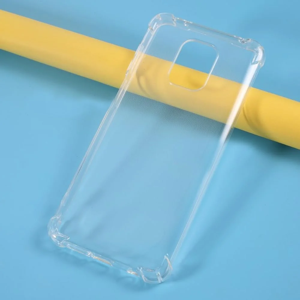 کاور محافظ شفاف مارگون برای گوشی شیائومی ردمی نوت 9S، باریک، مقاوم در برابر ضربه، با لبه های نرم TPU و گوشه های تقویت شده