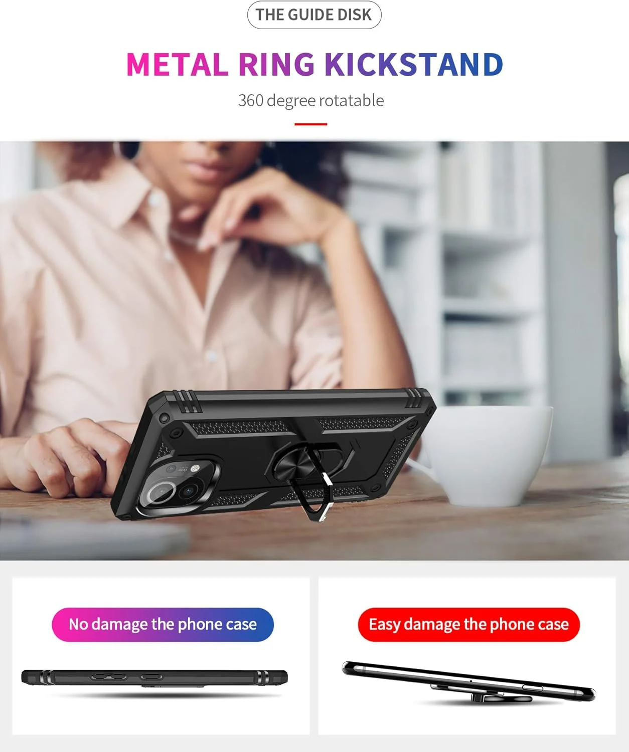 کاور سیلیکونی شیائومی Mi 11 مدل SORAKA به همراه حلقه و صفحه فلزی برای هولدر مغناطیسی خودرو کاور سیلیکونی شیائومی Mi 11 مدل SORAKA به همراه حلقه و صفحه فلزی برای هولدر مغناطیسی خودرو