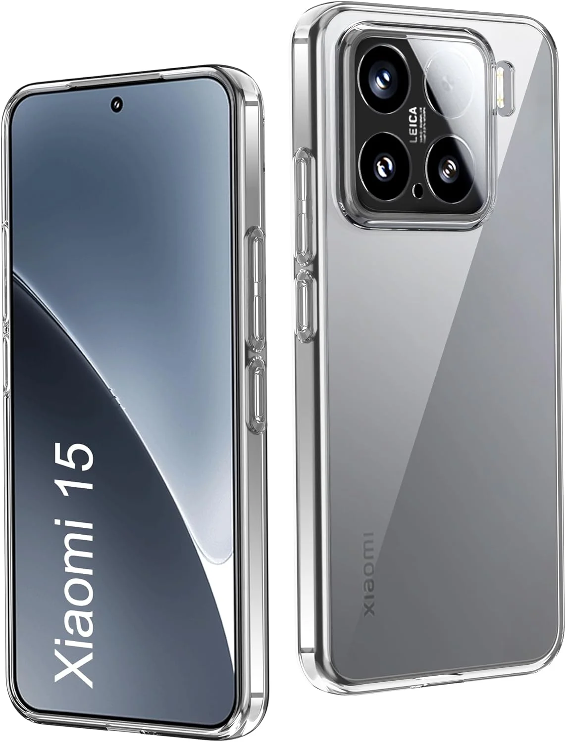 کاور شفاف برای گوشی شیائومی 15، کاور TPU فوق العاده نازک، انعطاف پذیر و شفاف، ضد خش، ضد ضربه