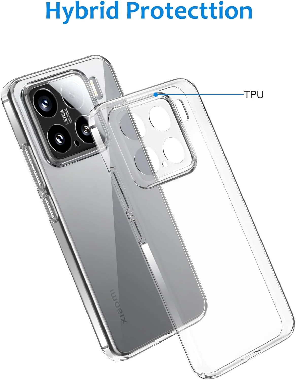 کاور شفاف برای گوشی شیائومی 15، کاور TPU فوق العاده نازک، انعطاف پذیر و شفاف، ضد خش، ضد ضربه کاور شفاف برای گوشی شیائومی 15، کاور TPU فوق العاده نازک، انعطاف پذیر و شفاف، ضد خش، ضد ضربه