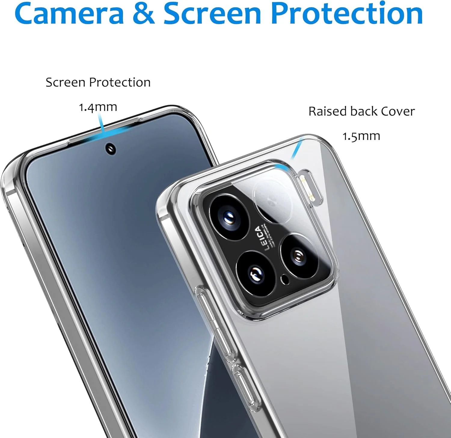 کاور شفاف برای گوشی شیائومی 15، کاور TPU فوق العاده نازک، انعطاف پذیر و شفاف، ضد خش، ضد ضربه کاور شفاف برای گوشی شیائومی 15، کاور TPU فوق العاده نازک، انعطاف پذیر و شفاف، ضد خش، ضد ضربه