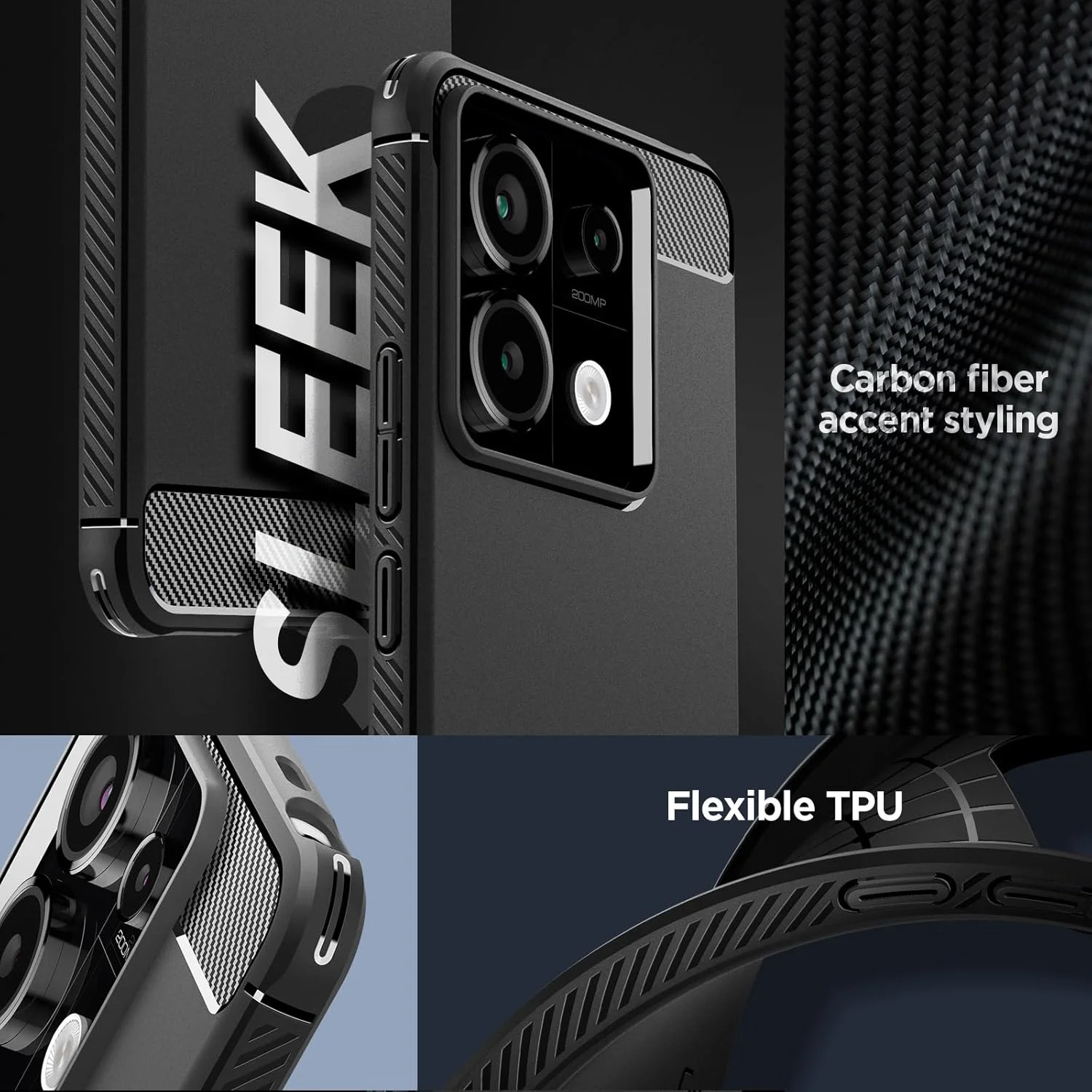 کاور محافظ ضد ضربه Spigen Rugged Armor مناسب برای گوشی شیائومی Redmi Note 13 PRO 5G و Poco X6 5G - مشکی مات کاور محافظ ضد ضربه Spigen Rugged Armor مناسب برای گوشی شیائومی Redmi Note 13 PRO 5G و Poco X6 5G - مشکی مات