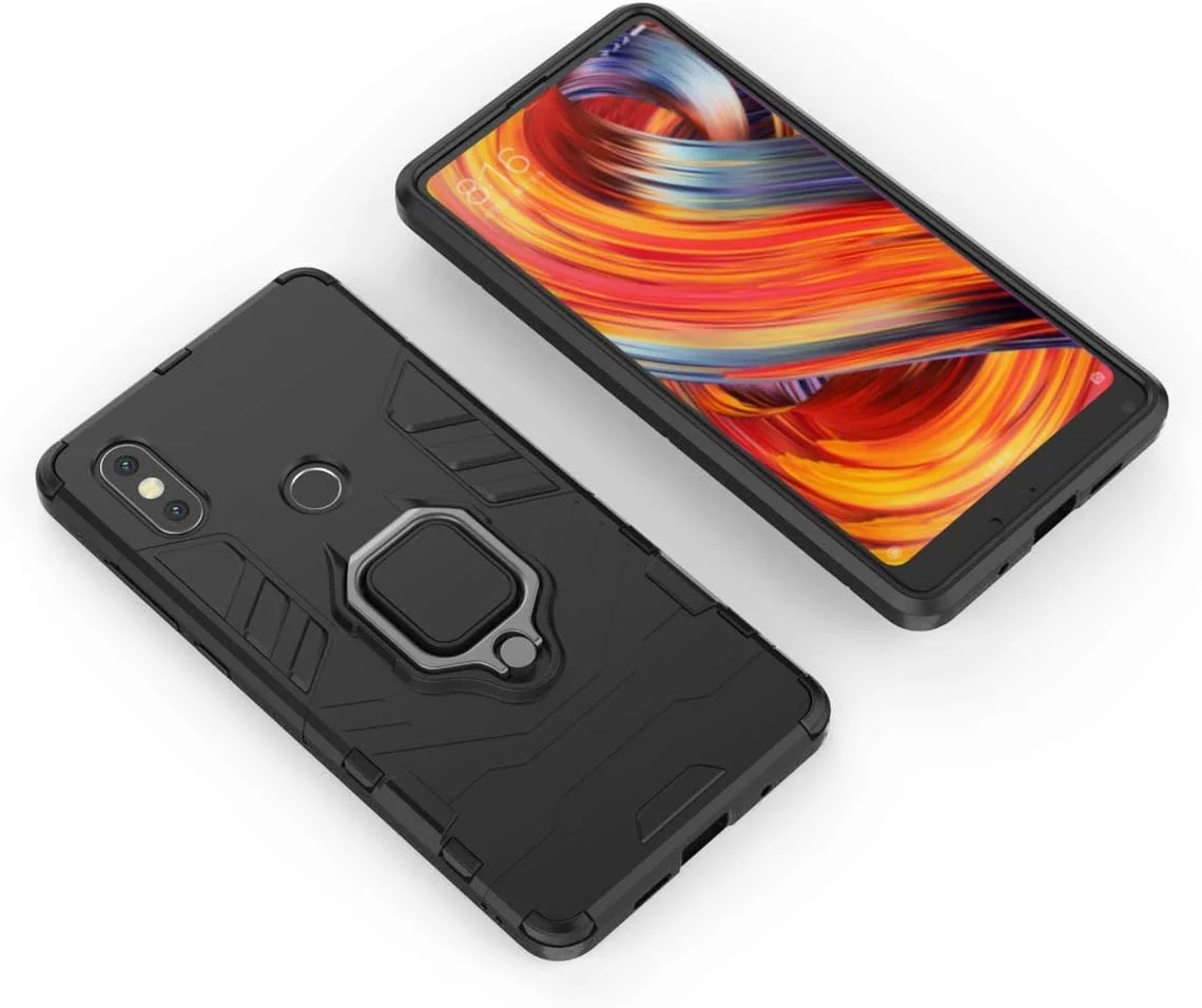 کاور سیلیکونی محافظ گوشی شیائومی می میکس 2S به همراه حلقه نگهدارنده، باریک و مقاوم در برابر اثر انگشت، سازگار با هولدر مغناطیسی کاور سیلیکونی محافظ گوشی شیائومی می میکس 2S به همراه حلقه نگهدارنده، باریک و مقاوم در برابر اثر انگشت، سازگار با هولدر مغناطیسی