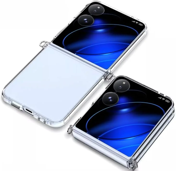 کاور محافظ شفاف و ضد ضربه Gruattreay سازگار با گوشی شیائومی میکس فلیپ (2024) با جنس TPU نرم و مقاوم در برابر خراشیدگی به همراه بست کاور محافظ شفاف و ضد ضربه Gruattreay سازگار با گوشی شیائومی میکس فلیپ (2024) با جنس TPU نرم و مقاوم در برابر خراشیدگی به همراه بست