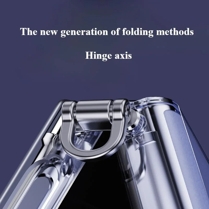 کاور محافظ شفاف و ضد ضربه Gruattreay سازگار با گوشی شیائومی میکس فلیپ (2024) با جنس TPU نرم و مقاوم در برابر خراشیدگی به همراه بست