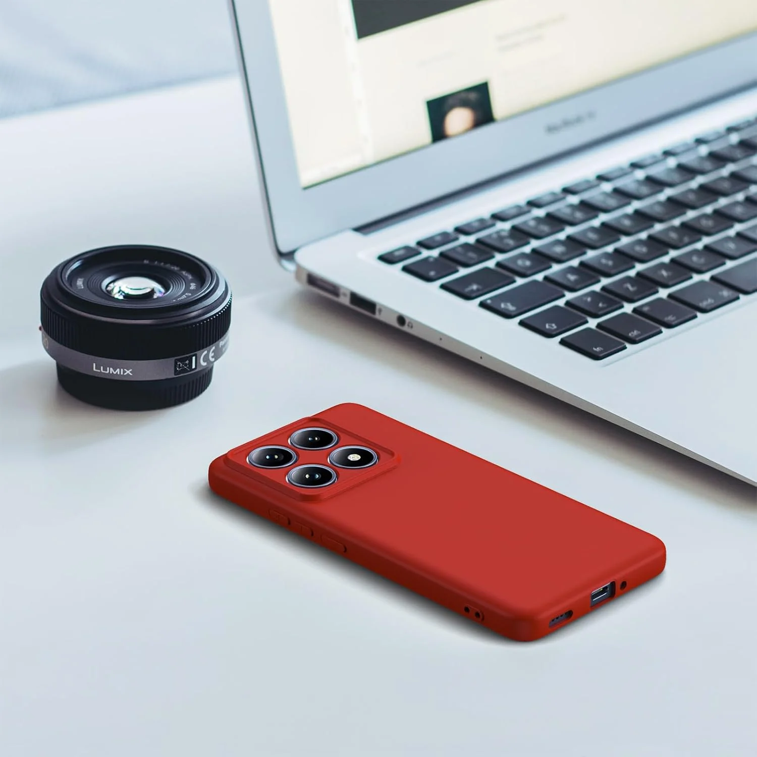 قاب محافظ سیلیکونی اودودیانزی سازگار با گوشی شیائومی 14T Pro 5G، پوشش داخلی میکروفایبر، قاب محافظ نرم TPU، قاب ژله ای سیلیکونی ضد ضربه، قرمز قاب محافظ سیلیکونی اودودیانزی سازگار با گوشی شیائومی 14T Pro 5G، پوشش داخلی میکروفایبر، قاب محافظ نرم TPU، قاب ژله ای سیلیکونی ضد ضربه، قرمز