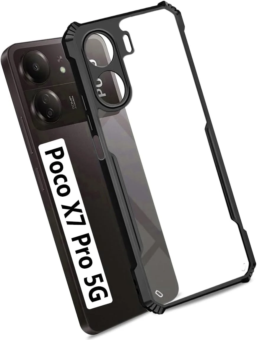 کاور پشتی شفاف ضد ضربه زوبی تک برای پوکو X7 Pro 5G | طراحی محافظتی | محافظت 360 درجه | کاور پشتی شفاف شیائومی پوکو X7 Pro