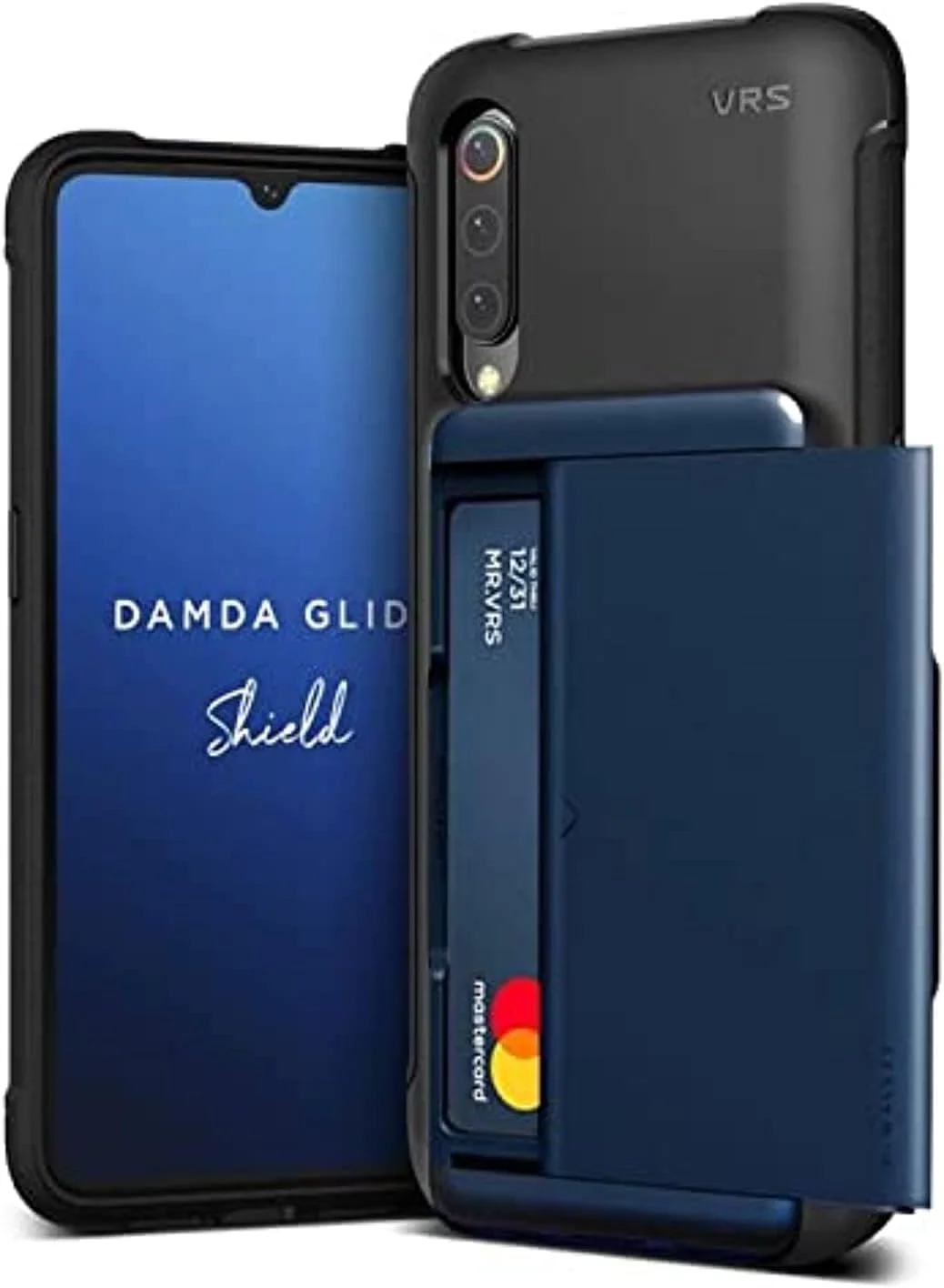 کاور محافظ کارت مدل Damda Glide Shield وی آر اس دیزاین مناسب برای گوشی شیائومی Mi 9 - آبی اقیانوسی