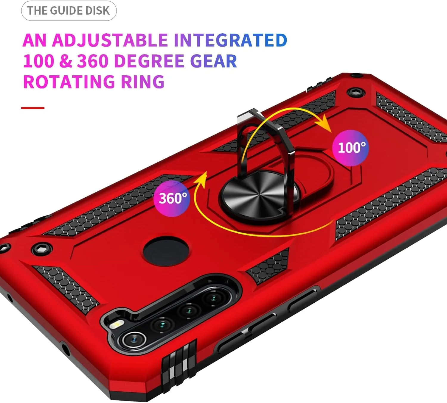 کاور محافظ گوشی شیائومی ردمی نوت 8T مدل SORAKA با استند انگشتی چرخان 360 درجه، سیلیکونی نرم و باریک، ضد ضربه و ضد اثر انگشت، دارای صفحه فلزی برای هولدر مغناطیسی خودرو کاور محافظ گوشی شیائومی ردمی نوت 8T مدل SORAKA با استند انگشتی چرخان 360 درجه، سیلیکونی نرم و باریک، ضد ضربه و ضد اثر انگشت، دارای صفحه فلزی برای هولدر مغناطیسی خودرو