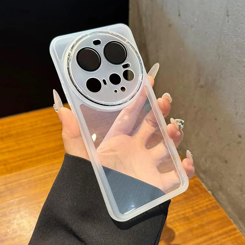 قاب محافظ باریک TPU برای شیائومی 15 اولترا 5G با محافظ لنز شیشه ای حرارت دیده، پوشش مات نیمه شفاف و ضد ضربه برای زنان، مردان، دختران و پسران - قاب ضد اثر انگشت برای شیائومی 15 اولترا 5G، شفاف قاب محافظ باریک TPU برای شیائومی 15 اولترا 5G با محافظ لنز شیشه ای حرارت دیده، پوشش مات نیمه شفاف و ضد ضربه برای زنان، مردان، دختران و پسران - قاب ضد اثر انگشت برای شیائومی 15 اولترا 5G، شفاف