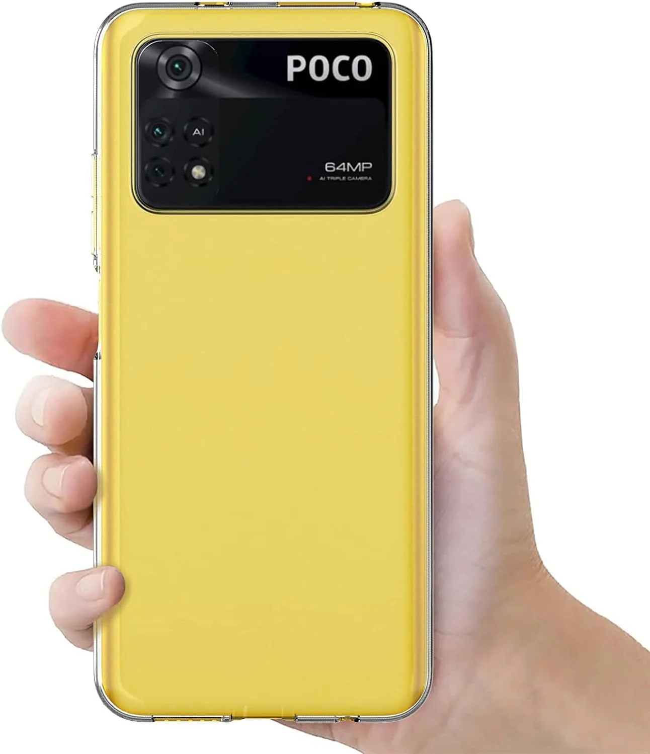 قاب محافظ مای جین برای گوشی شیائومی پوکو M4 پرو 4G (6.43 اینچ) ژله ای نرم TPU با پوشش پشتی شفاف قاب محافظ مای جین برای گوشی شیائومی پوکو M4 پرو 4G (6.43 اینچ) ژله ای نرم TPU با پوشش پشتی شفاف