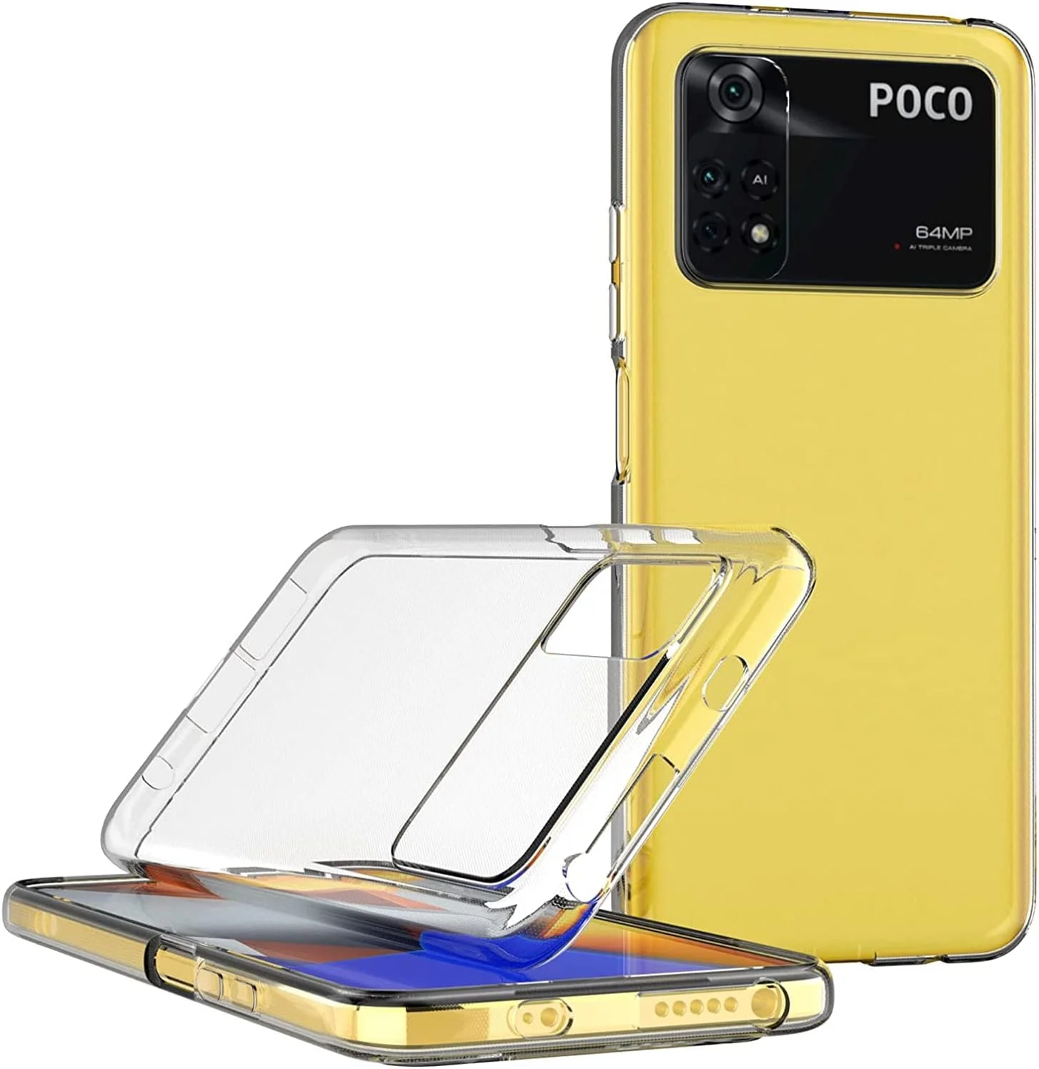 قاب محافظ مای جین برای گوشی شیائومی پوکو M4 پرو 4G (6.43 اینچ) ژله ای نرم TPU با پوشش پشتی شفاف قاب محافظ مای جین برای گوشی شیائومی پوکو M4 پرو 4G (6.43 اینچ) ژله ای نرم TPU با پوشش پشتی شفاف