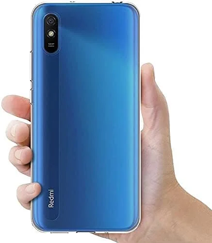 قاب محافظ ژله ای نرم مای جین مناسب برای گوشی شیائومی می ردمی 9A / ردمی 9i / ردمی 9AT (6.53 اینچ) با پوشش پشتی شفاف