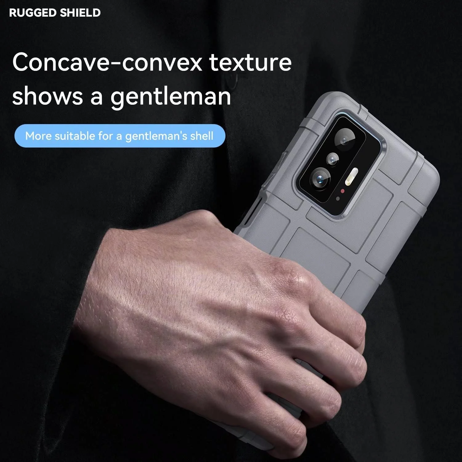 کاور یوک تاپ برای گوشی شیائومی می سی سی 11، جنس TPU نرم، ضد ضربه، محافظ تلفن همراه شیائومی می سی سی 11. (خاکستری)