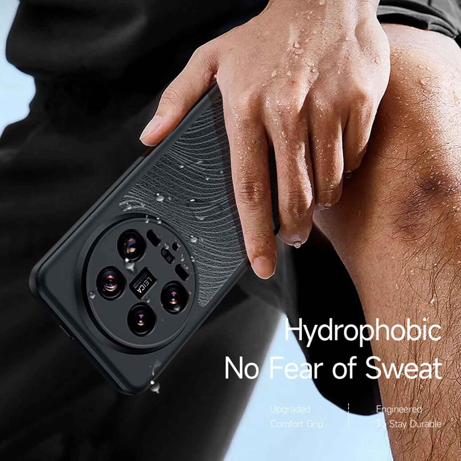 کاور پشتی OIATROE برای شیائومی 14 اولترا، [باریک] [ضد اثر انگشت] [بافت مات] قاب گوشی برای شیائومی 14 اولترا - مشکی