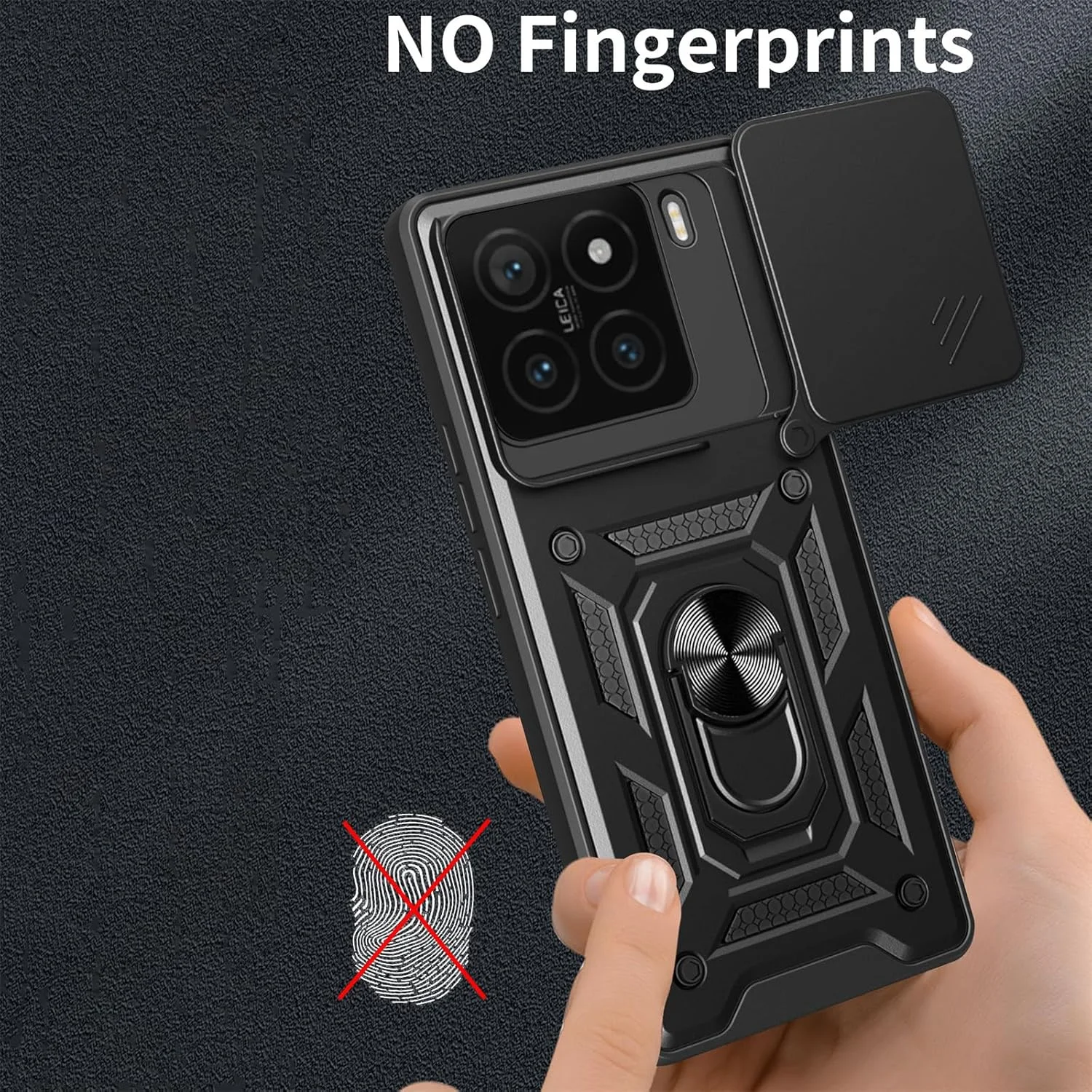 قاب محافظ گوشی شیائومی 15 با پوشش کشویی لنز دوربین، مقاوم در برابر ضربه با پایه انگشتی چرخان قاب محافظ گوشی شیائومی 15 با پوشش کشویی لنز دوربین، مقاوم در برابر ضربه با پایه انگشتی چرخان