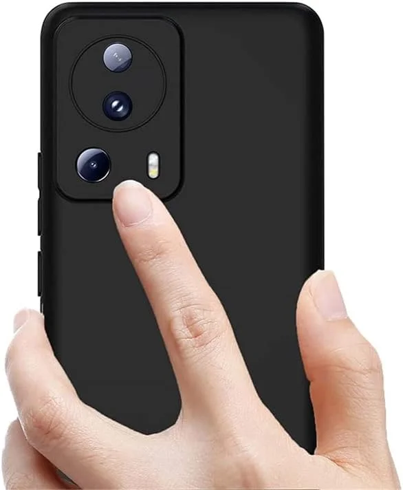 قاب محافظ گوشی شیائومی 13 لایت، روکش لاستیکی مات سیلیکونی نرم TPU با محافظت از دوربین، قاب پشتی انعطاف پذیر برای شیائومی Mi 13 لایت (مشکی) قاب محافظ گوشی شیائومی 13 لایت، روکش لاستیکی مات سیلیکونی نرم TPU با محافظت از دوربین، قاب پشتی انعطاف پذیر برای شیائومی Mi 13 لایت (مشکی)