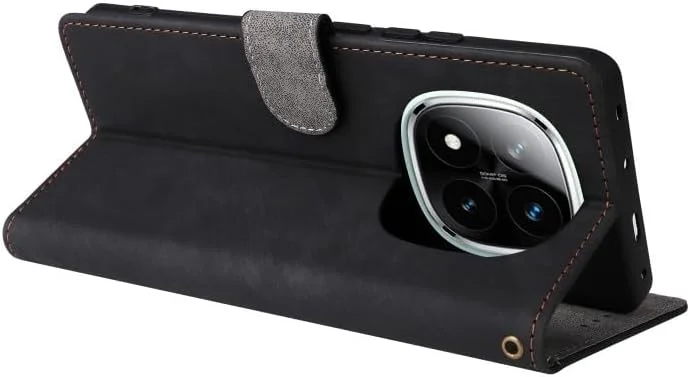 کیف چرمی تاشو سازگار با گوشی شیائومی Redmi Note 14 Pro 5G - کیف محافظ با طراحی کلاسیک، دارای جای کارت متعدد، مناسب برای محافظت از گوشی Note 14 Pro Plus کیف چرمی تاشو سازگار با گوشی شیائومی Redmi Note 14 Pro 5G - کیف محافظ با طراحی کلاسیک، دارای جای کارت متعدد، مناسب برای محافظت از گوشی Note 14 Pro Plus