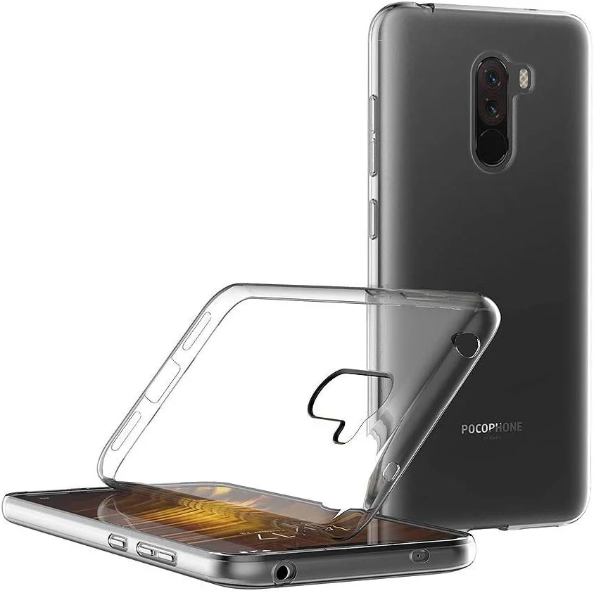 قاب محافظ گوشی شیائومی پوکوفون F1 (6.18 اینچ)، جنس ژله ای TPU نرم، پوشش پشتی شفاف قاب محافظ گوشی شیائومی پوکوفون F1 (6.18 اینچ)، جنس ژله ای TPU نرم، پوشش پشتی شفاف