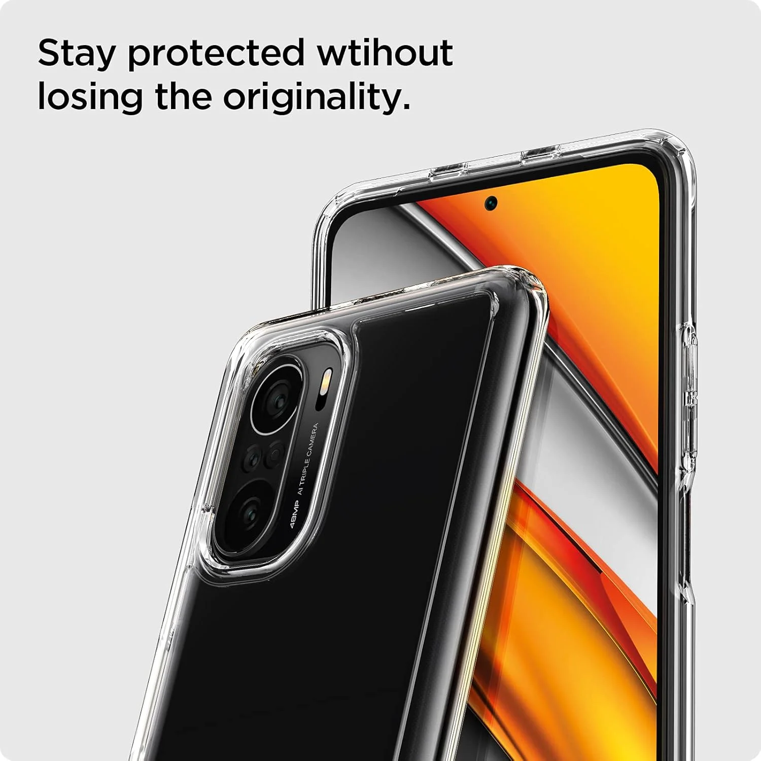 کاور محافظ گوشی شیائومی پوکو اف 3 مدل Spigen Ultra Hybrid - شفاف کاور محافظ گوشی شیائومی پوکو اف 3 مدل Spigen Ultra Hybrid - شفاف