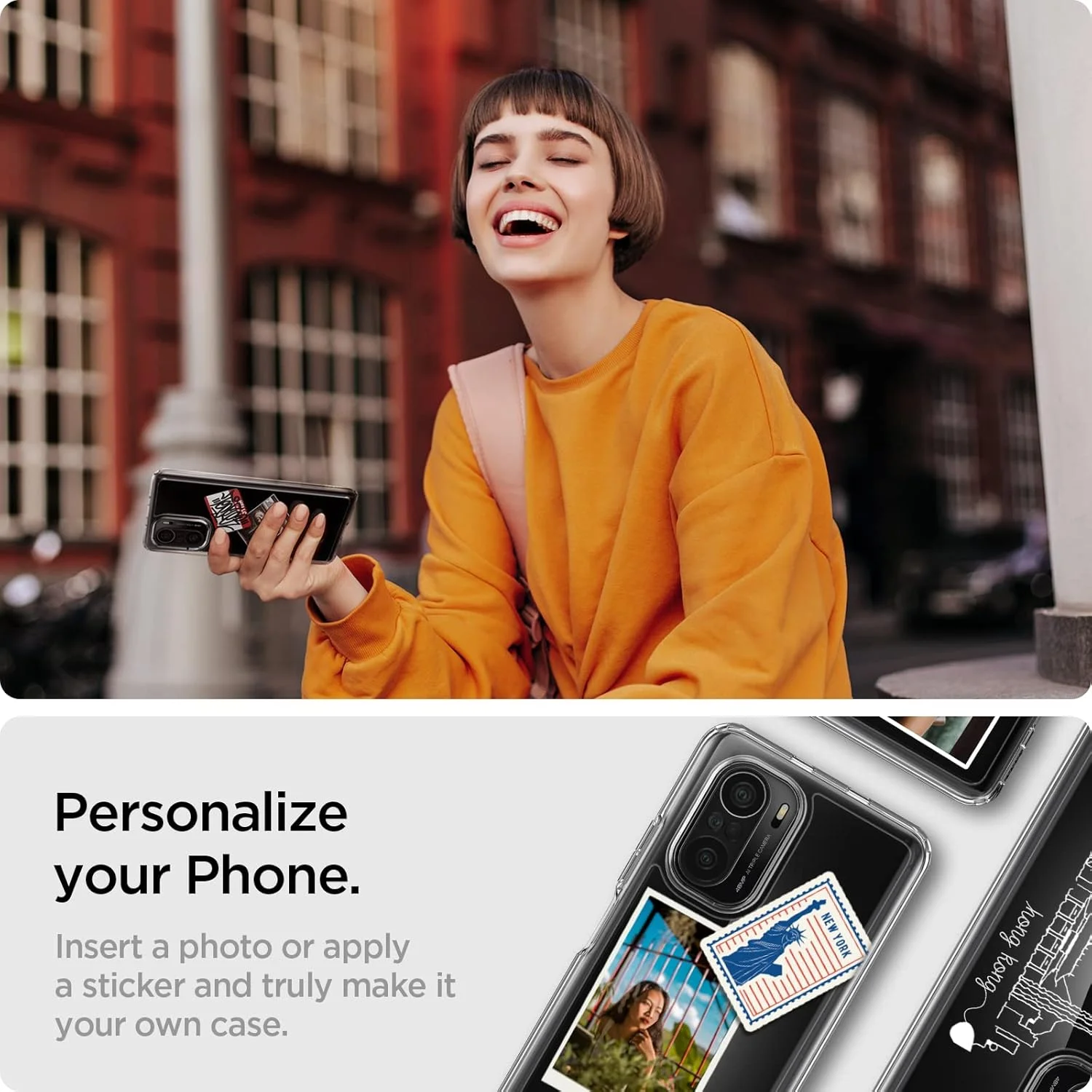 کاور محافظ گوشی شیائومی پوکو اف 3 مدل Spigen Ultra Hybrid - شفاف کاور محافظ گوشی شیائومی پوکو اف 3 مدل Spigen Ultra Hybrid - شفاف