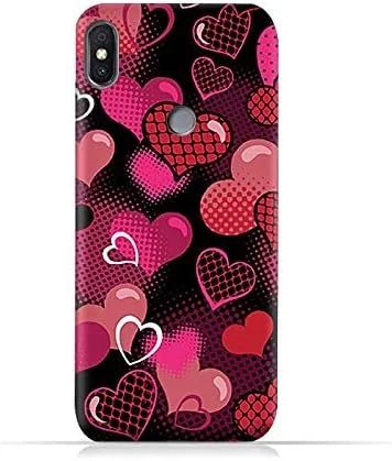 کاور محافظ سیلیکونی TPU طرح AMC Design شیائومی Redmi S2 / Y2 با طرح قلب های ولنتاین