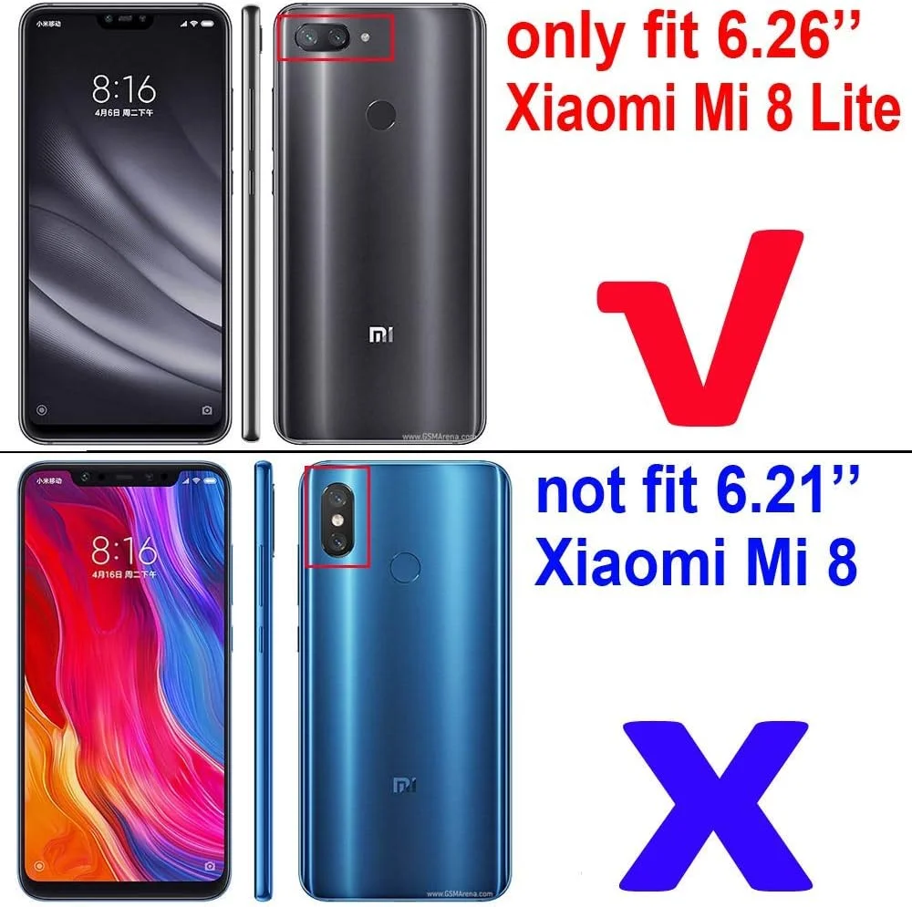 قاب محافظ گوشی شیائومی می 8 لایت، با حلقه فلزی و پایه استند، ضد ضربه، لایه سخت محافظ (سازگار با هولدر مغناطیسی خودرو)، دو لایه و مقاوم - قرمز