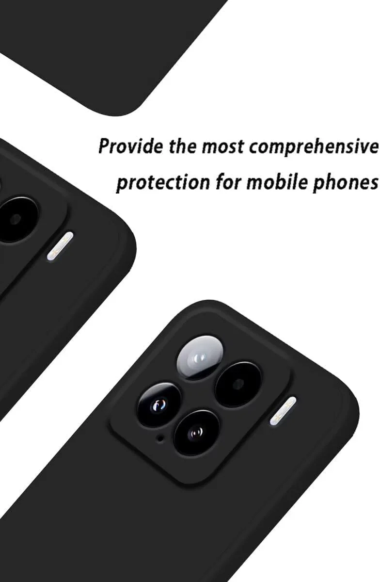 قاب سیلیکونی مایع برای شیائومی 15، روکش نرم میکروفایبر، محافظ باریک و مقاوم در برابر ضربه، پوشش مات ژله ای نرم، محافظ دوربین برای شیائومی می 15 (مشکی) قاب سیلیکونی مایع برای شیائومی 15، روکش نرم میکروفایبر، محافظ باریک و مقاوم در برابر ضربه، پوشش مات ژله ای نرم، محافظ دوربین برای شیائومی می 15 (مشکی)