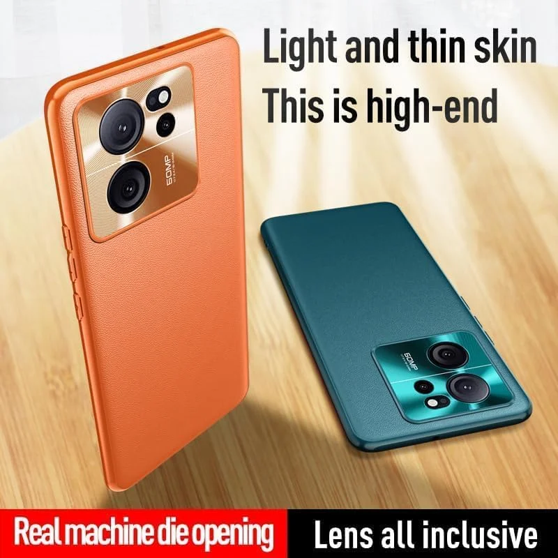 کاور باریک Gruattreay سازگار با Xiaomi 13T Pro 2023، روکش چرمی ساده، محافظ فلزی آبکاری شده دوربین، ضد اثر انگشت، ضد خش، ضد ضربه، کاور سبک و نازک (آبی-سبز) کاور باریک Gruattreay سازگار با Xiaomi 13T Pro 2023، روکش چرمی ساده، محافظ فلزی آبکاری شده دوربین، ضد اثر انگشت، ضد خش، ضد ضربه، کاور سبک و نازک (آبی-سبز)