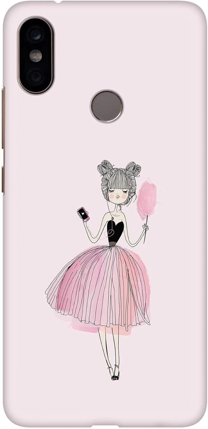 قاب محافظ شیک سازگار با گوشی شیائومی Mi A2 (Mi 6X) مدل باریک و سبک سری Basic، طرح چاپی با پوشش مات [طراحی شده برای شیائومی Mi A2 (Mi 6X)] - غرق در موسیقی