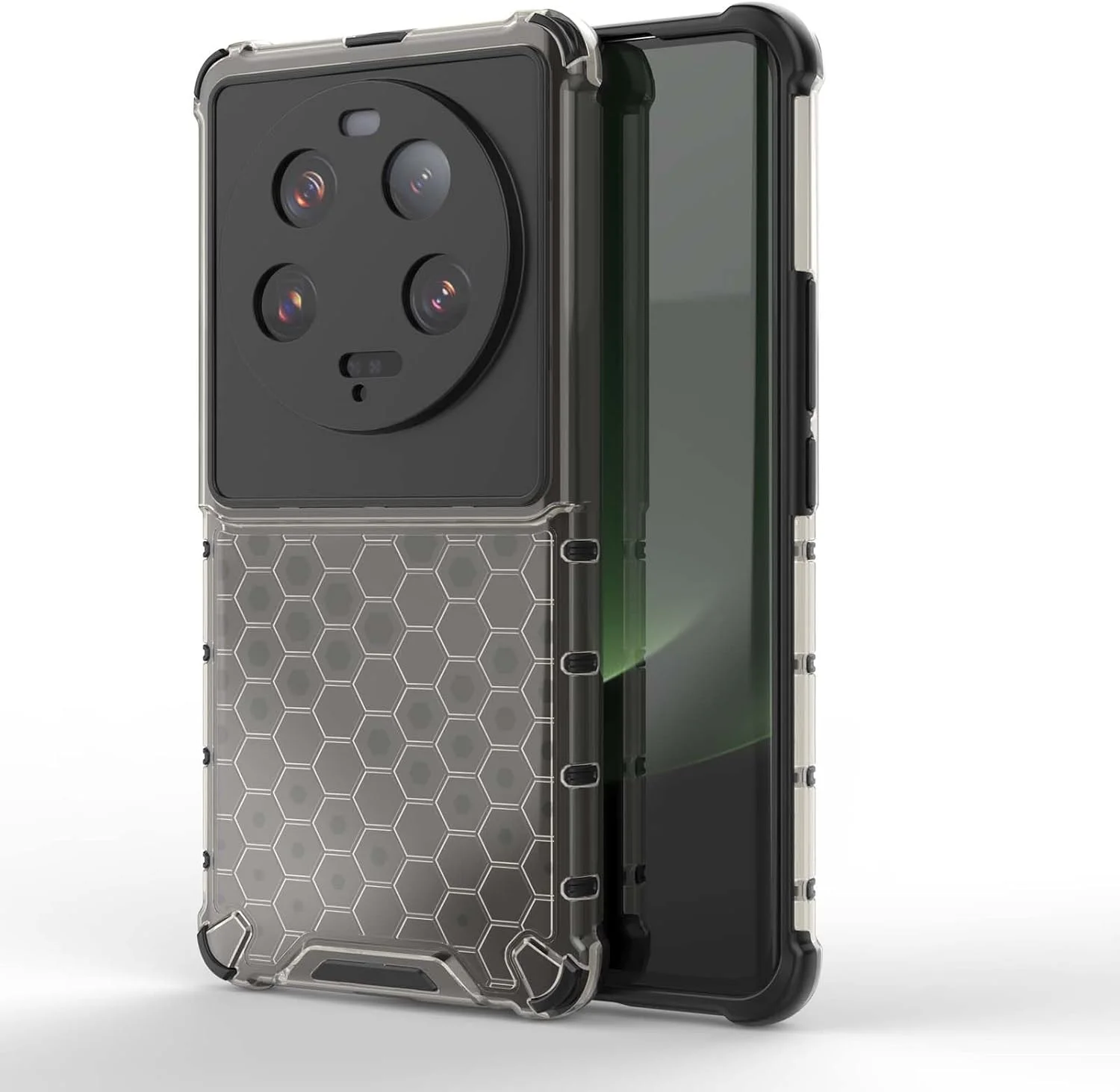 کاور محافظ گوشی شیائومی 13 اولترا، PC TPU با بافت لانه زنبوری 2 در 1، طراحی باریک، ضد خش و مقاوم در برابر ضربه - خاکستری کاور محافظ گوشی شیائومی 13 اولترا، PC TPU با بافت لانه زنبوری 2 در 1، طراحی باریک، ضد خش و مقاوم در برابر ضربه - خاکستری