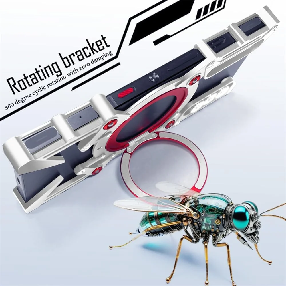 کاور محافظ آلیاژ آلومینیومی AZONEE با استند چرخان 360 درجه، طراحی چرخ دنده توخالی بدون قاب، کاور فلزی ضد ضربه برای گوشی ZTE Nubia REDMAGIC 10 Pro/10 Pro Plus (نقره ای) کاور محافظ آلیاژ آلومینیومی AZONEE با استند چرخان 360 درجه، طراحی چرخ دنده توخالی بدون قاب، کاور فلزی ضد ضربه برای گوشی ZTE Nubia REDMAGIC 10 Pro/10 Pro Plus (نقره ای)