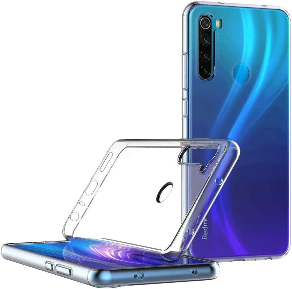 قاب محافظ گوشی شیائومی ردمی نوت 8 (6.3 اینچ) مدل ژلهای TPU نرم با پوشش پشتی شفاف قاب محافظ گوشی شیائومی ردمی نوت 8 (6.3 اینچ) مدل ژلهای TPU نرم با پوشش پشتی شفاف